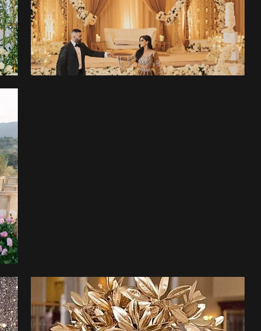 Elegant wedding reception decoration